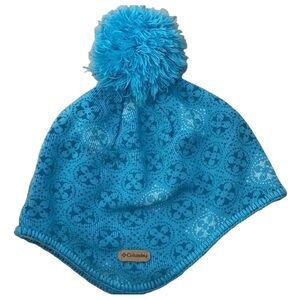 Columbia Youth Teal Polyesther Beanie